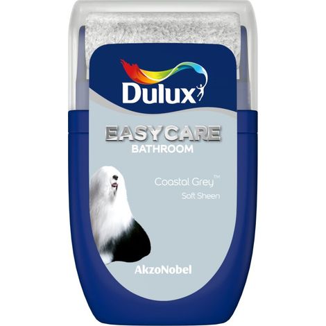 Dulux Easycare Bathroom Soft Sheen Tester Pot - 30ml - Coastal Grey