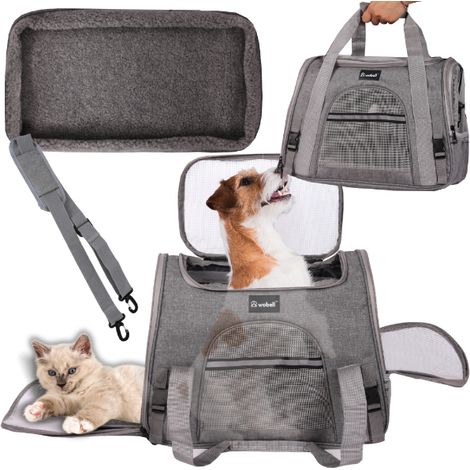 Transporttasche/Kofferraumtasche für Hund und Katze