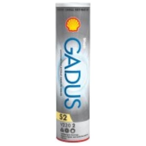 Grasa industrial Shell Gadus S2 V220AD 2 NLGI 2 MoS2 (Retinax HDX 2) de 0,4 kg para rodamientos, con estabilidad a la oxidación, estabilidad mecánica, resistencia a la corrosión, al agarrotamiento, al