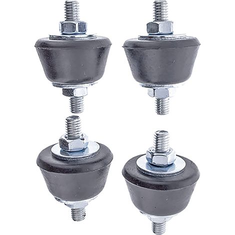 Kit 4 Amortiguadores Instalpack B AG35V1  Dureza 50 ShA  Soporte Suelo Aire Acondicionado 24-220kg  Pack M8 hasta 67kg/ud