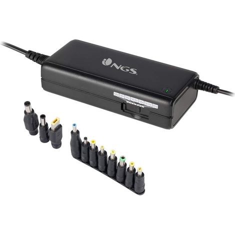 Chargeur Universel Manual 90 W pour Ordinateur Portable, Chargeur avec 11 Adaptateurs Compatibles avec HP, Dell, ASUS, Lenovo, Acer (1/5)