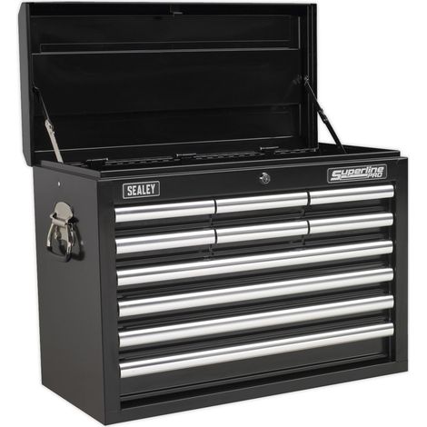 Sealey AP33109B Superline PRO® Topchest 10 Drawer - Black