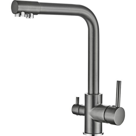 Grifo de cocina DARMA gris Cromado (1/4)