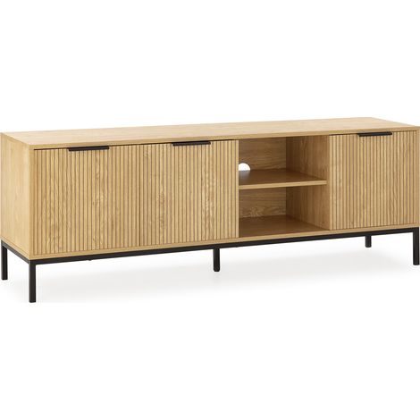 Mueble Tv Mónica 3 puertas color Roble (1/5)