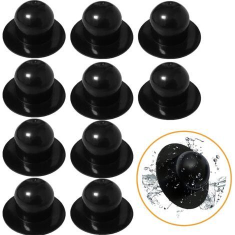 jardin piscine Lot de 10 bouchons d'étanchéité pour piscine - Prise murale - Pour accessoires de piscine Intex - Bouchon de rechange pour piscine - Bouchon (10 pack) (1/5)