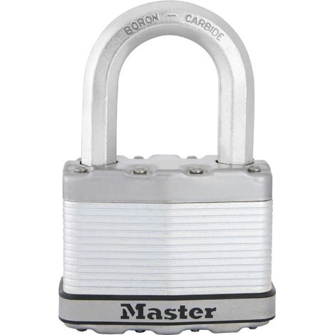 Cadenas Excell 64mm à clé anse longue MASTERLOCK - M15EURDLFCC