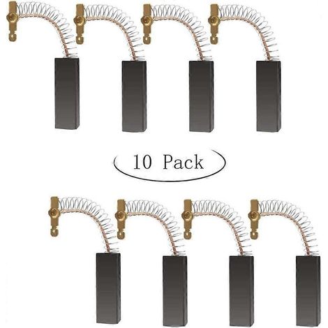 10 pièces de pièces et accessoires pour machine à laver, balais de charbon pour moteur électrique de machine à laver (1/5)