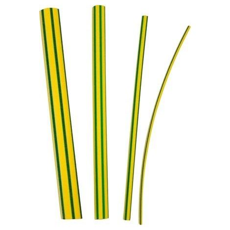 3M TE100046149 guaina termoretraibile verde giallo 1m