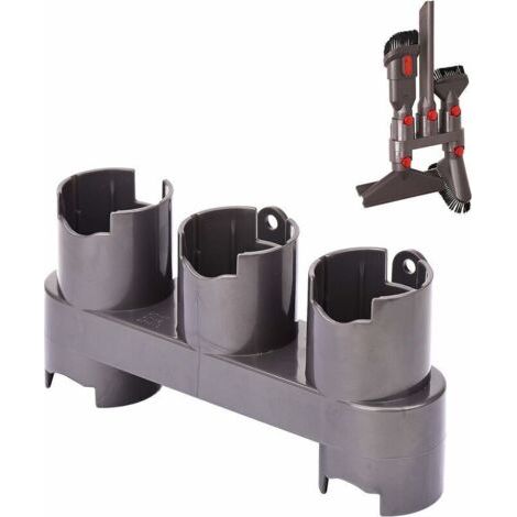 Support Mural pour Dyson V11 V10 V8 V7 Aspirateur, Docks Station Support de Rangement Remplacement des Accessoires pour Aspirateur Dyson (avec Le Paquet de pièces) (1/5)
