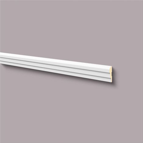 Marco de puerta NMC MA2 DOMOSTYL Noel Marquet Moldura de fachada Marco para ventanas Perfil de fachada diseño moderno blanco 2 m (1/3)