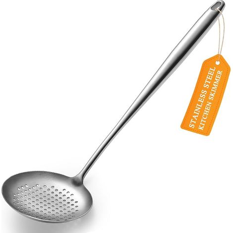 ReaNea Küchen-Schöpfkelle – Schaumlöffel aus Edelstahl, Schöpfkelle zum Kochen und Braten, Küchenutensil, Pastalöffel (1/5)