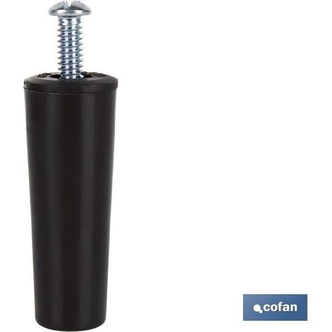 Pack de 20 unités butée de store 60 mm marron avec vis M-6