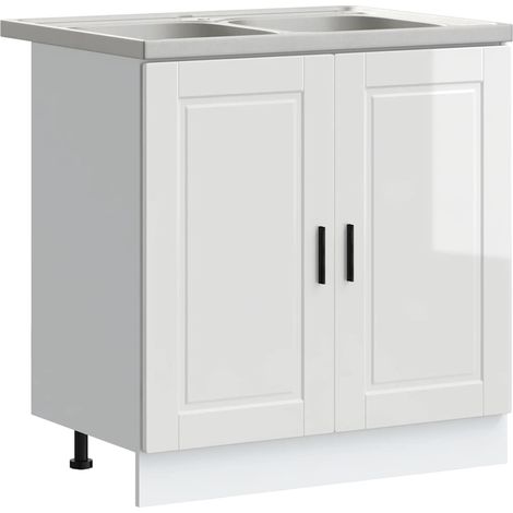 Mueble Bajo para Fregadero Porto 2 uds. 80 x 46 x 81,5 cm vidaXL (1/5)