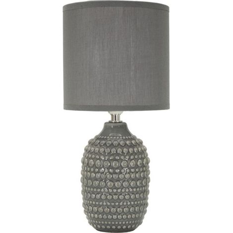 Points lumineux ACKERMAN gris Ø 15 x 30,5 cm pour éclairage d’ambiance et sécurité (1/5)
