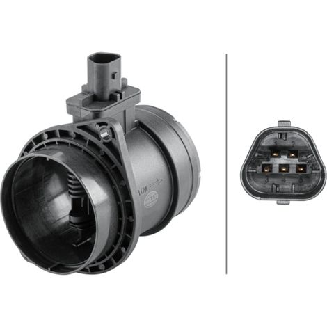 Débitmètre de masse d'air Hella 8ET 358 095-631 JAGUAR C2D19537 CPLA12B579AA