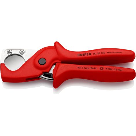KNIPEX 90 20 185 SB PlastiCut® Cutter for flexible hoses and plastic conduit pipes glass fibre reinforced plastic handles 185 mm (1/5)