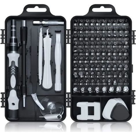 115-teiliges Mini-Schraubendreher-Werkzeugset mit Etui für Laptop-Montage und -Reparatur