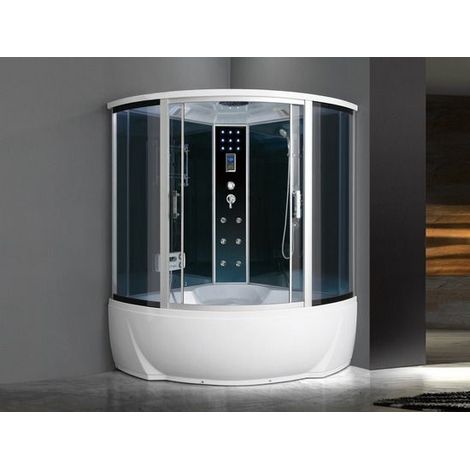 Bagno Italia Cabina idromassaggio 150x150 6 getti con vasca box doccia multifunzione bagno turco (1/5)