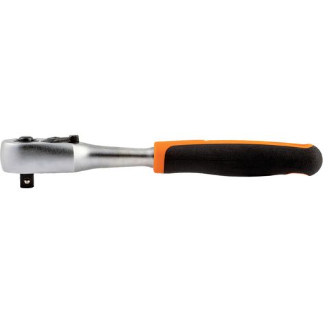 Bahco 1/4 Umschaltknarre, 60 Zähne, 6° Rückschwenkwinkel, 145mm - Einzelhandelsverpackung (1/3)