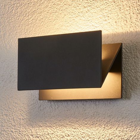 [GEBRAUCHT] B-Ware Lucande Moderne Led Außenwandleuchte Meja Außen Wandleuchte Leuchte Lampe Ip54