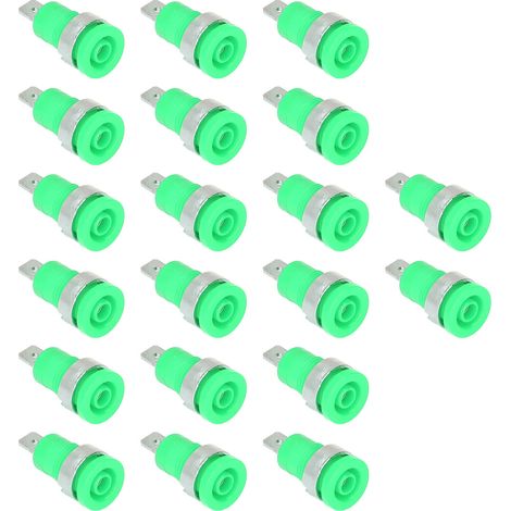 Lot de 20 prises banane, haute résistance de 4 mm, excellente résistance à la corrosion, accessoires de test électrique, écologiques. (1/5)