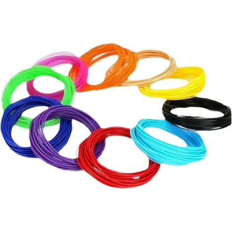 Recharges de Filament PLA pour Stylo D'Impression 3D, 32 Couleurs, 3 Mètres par Couleur, 2 Paquets de 32 Pièces au Total, (1/5)