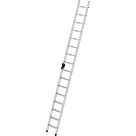MUNK Stufenanlegeleiter mit Ergo-Pad ohne Traverse 16 Stufen
