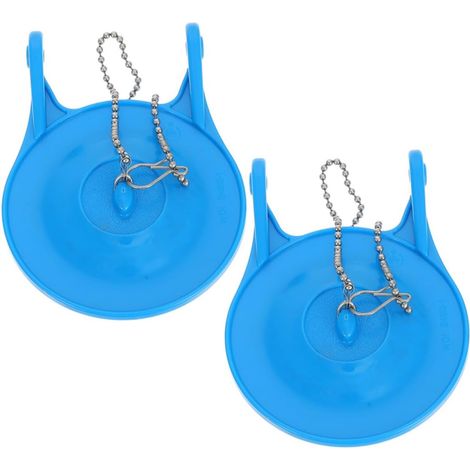 Clapet de Réparation de Toilettes Lot de 2, 2 Pièces, Pvc, Bleu (1/5)
