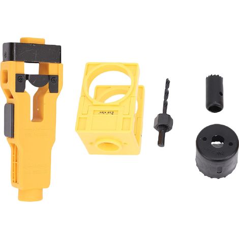 Outil à mortaise pour loquet de porte et kit de scie cloche de verrouillage pour portes de 1-3/8 po et 1-3/4 po d'épaisseur (1/5)