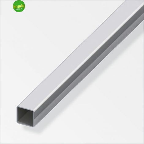 Tubo quadrato in acciao inox Alfer Aluminium Lato 15,0 mm spess. 1,0 mm lungh. 1m