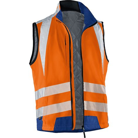Kübler Weste REFLECTIQ PSA 2 7207 warnorange/kbl.blau Gr.XL (1/2)