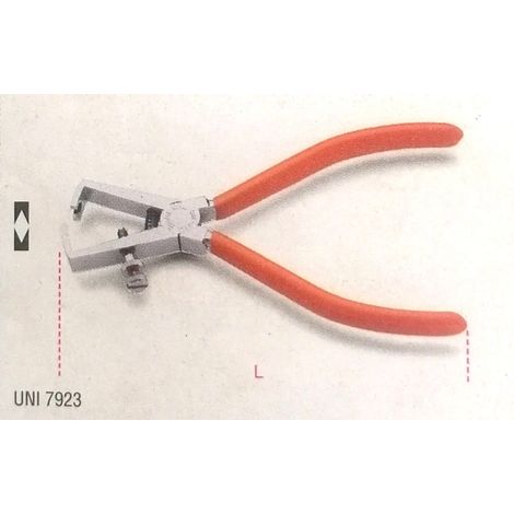 BETA 1142/160 - PINZA SPELLAFILI CON MANICI RICOPERTI IN PVC