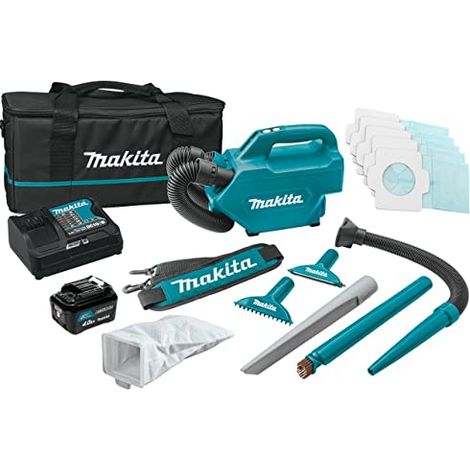 Aspirateur sans fil Makita CL121DSM 12V 4Ah CXT 0,5l 46mbar + accessoires