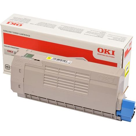 Oki toner laser jaune c712 c712n