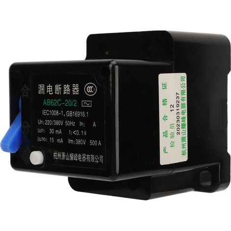 Disjoncteur modulaire 2P 220V 380V triphasé 4 fils, interrupteur pneumatique 32A, protection surcharge et sécurité domestique (1/5)