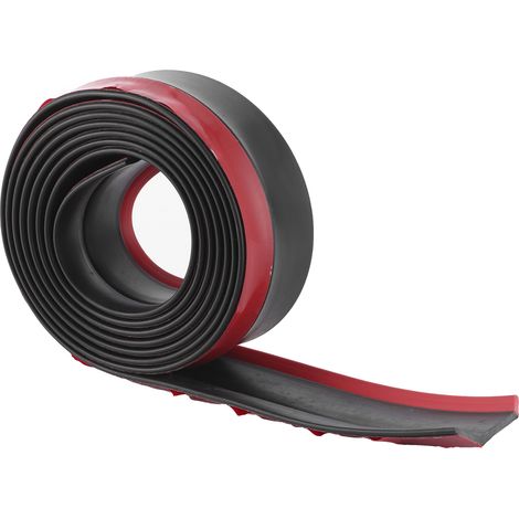 Bande de protection anti-collision universelle pour pare-chocs avant, lèvre de séparation, protection en caoutchouc pour voiture (1/5)