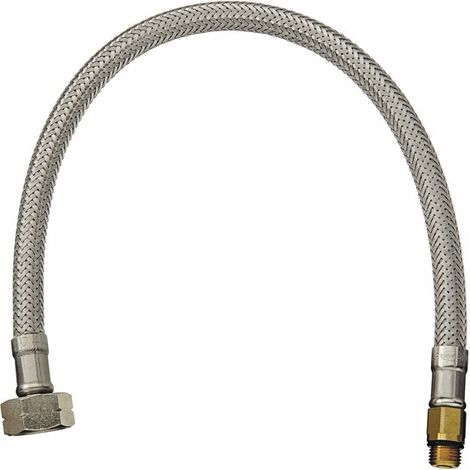 GROHE Tubo flexible 46254 flexible M10x1 x M15x1 350mm cromo, 46254000