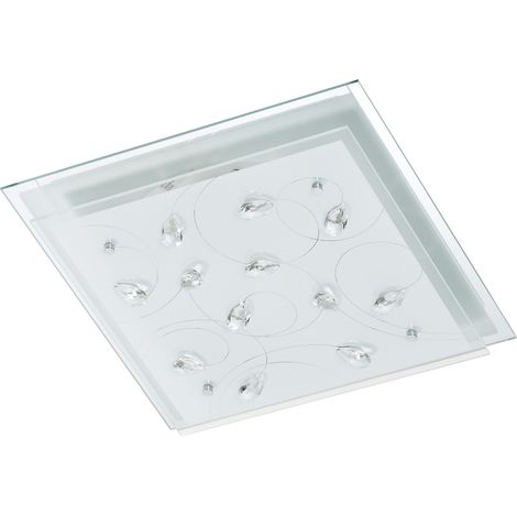 Plafón RUSKY 42x42cm cristal deco (1/2)