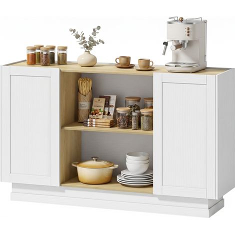 HOMCOM Credenza Stile Farmhouse con Spazio Contenitivo (1/5)