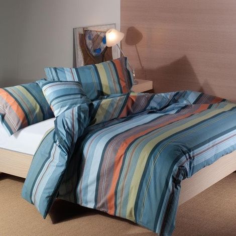 Parure de lit 4 pièces en 100% coton Housse Couette Douce et Elégante, Lavable et Facile d’Entretien Housse de Couette 200x200 et Autres Tailles (1/2)