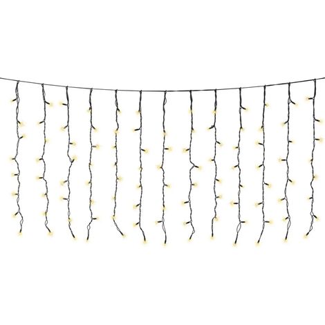 Tenda luminosa LED Pro-Lights bianco freddo da esterno 200 × 100 cm (1/4)