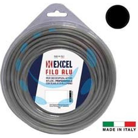 FILO PER DECESPUGLIATORE IN NYLON TONDO ALU - ø mm.3,3 in matassa da mt.12