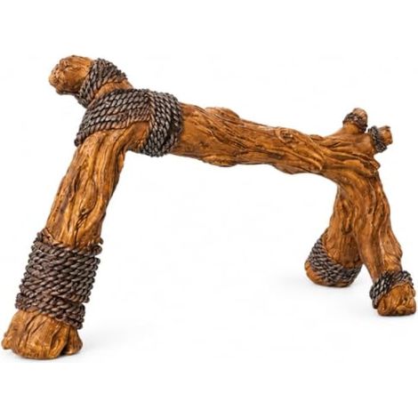 Décor Grimpeur e, Résine, Tronc en I, 13 cm (1/5)