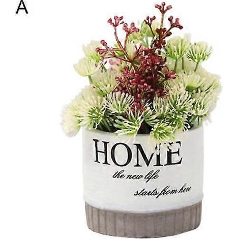 Fleurs de lavande artificielles en gypsophile en plastique pour jardin, table et décoration intérieureUN (1/5)