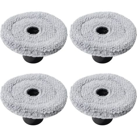 Panno per la pulizia del robot aspirapolvere Roborock serie S – set da 4 pezzi, bordi rinforzati, microfibra ad alto assorbimento