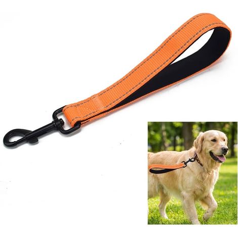 Short Dog Leash with Padded Handle, Short Guide (302.5cm) for Training Leash, Reflective Nylon Leash for Large Medium Small Dogs (1/5)