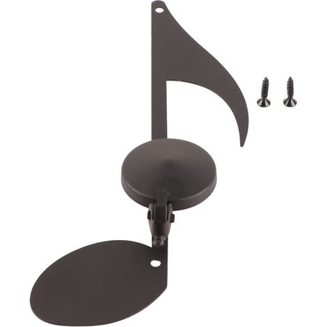 Lumurale porte-bougie note de musique, applique murale noire pour bougie, décoration murale en forme de note (1/5)