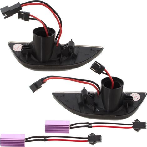 Lampeggiante LED laterale per Opel Mokka 12-16, X 2016-, affumicato, dinamico, set da 2 pezzi (1/3)