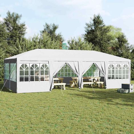 Vidaxl – Tente de fête pliante 800 x 400 x 266 cm – Polyester et acier – Protection UV – Système d'ajustement rapide pour grands événements