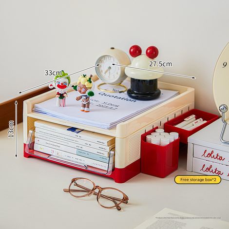Boîte de rangement à tiroir adaptée à la cuisine, multifonctionnelle, aux pièces métalliques, aux cosmétiques et au stockage de livres (1/5)